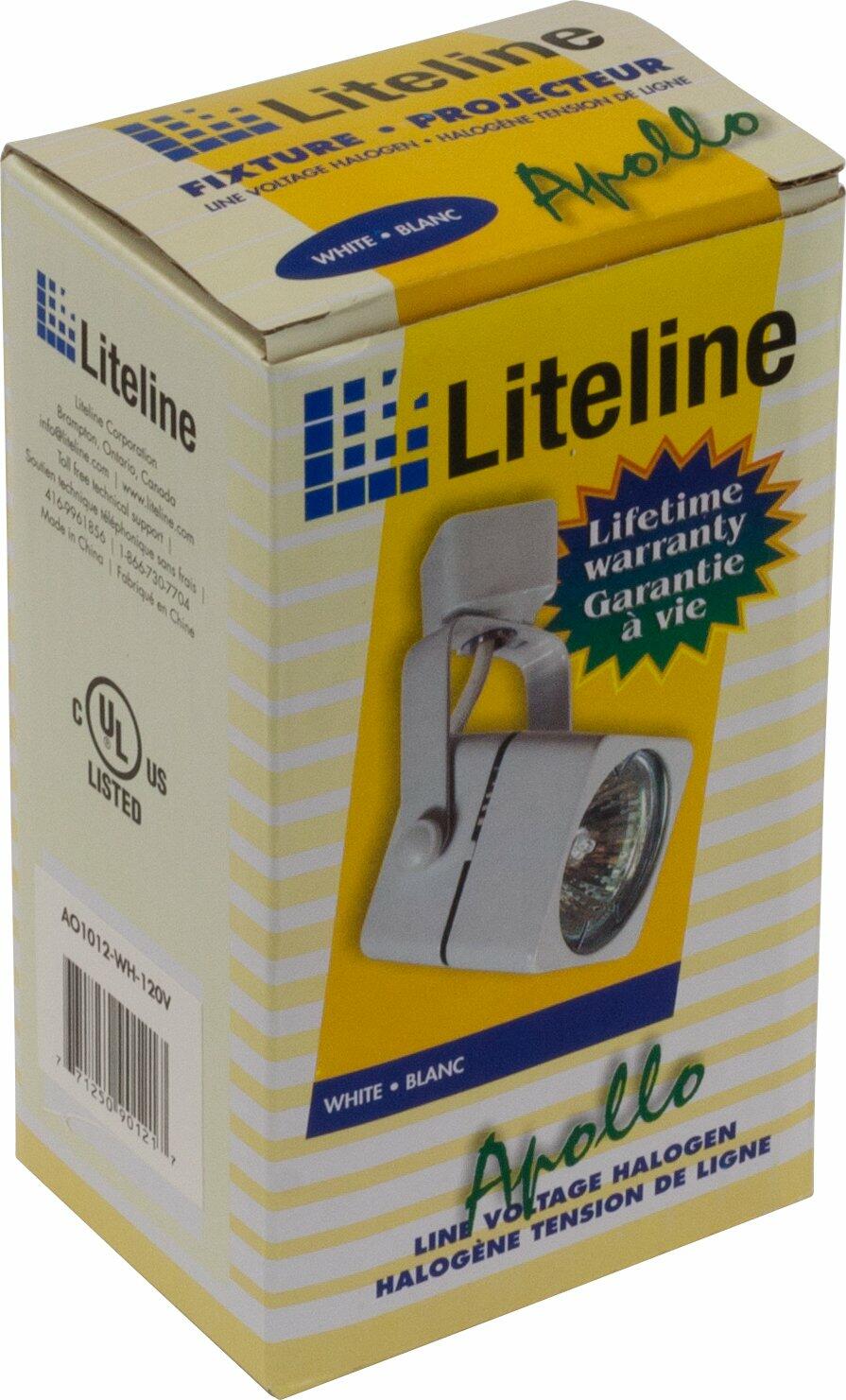 Liteline AO1012-WH-120V Apollo Track Fixture, 120V, White