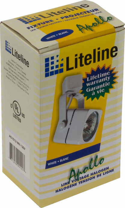 Liteline AO1012-WH-120V Apollo Track Fixture, 120V, White