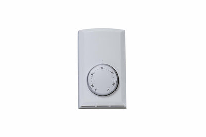 Cadet Double Pole Mechanical Wall Thermostat for Electric Heaters (Model: T522-W), 22 Amp, White