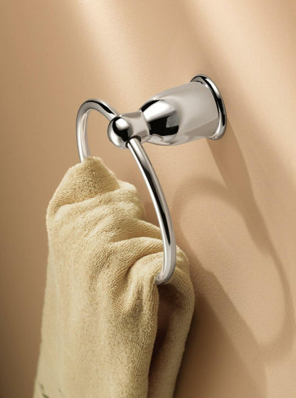 Moen YB8086SN Mason Towel Ring, Satin Nickel