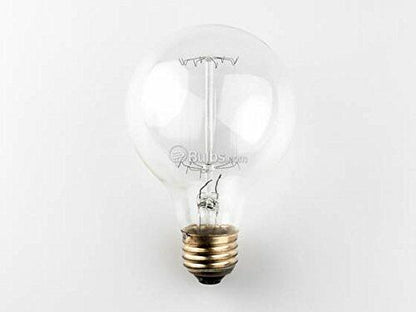 Satco 40W 120V G25 Amber Filament, Nostalgic E26 Base