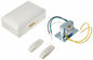 Broan BK142LWH Builder Kit Chime with Two-Lighted Pushbuttons and Junction Box Transformer, White