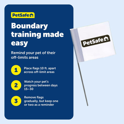 PetSafe Boundary Flags (Bundle of 50), For Use with PetSafe's Dog and Cat In-Ground Fences and Wireless Fences - From the Parent Company of INVISIBLE FENCE Brand