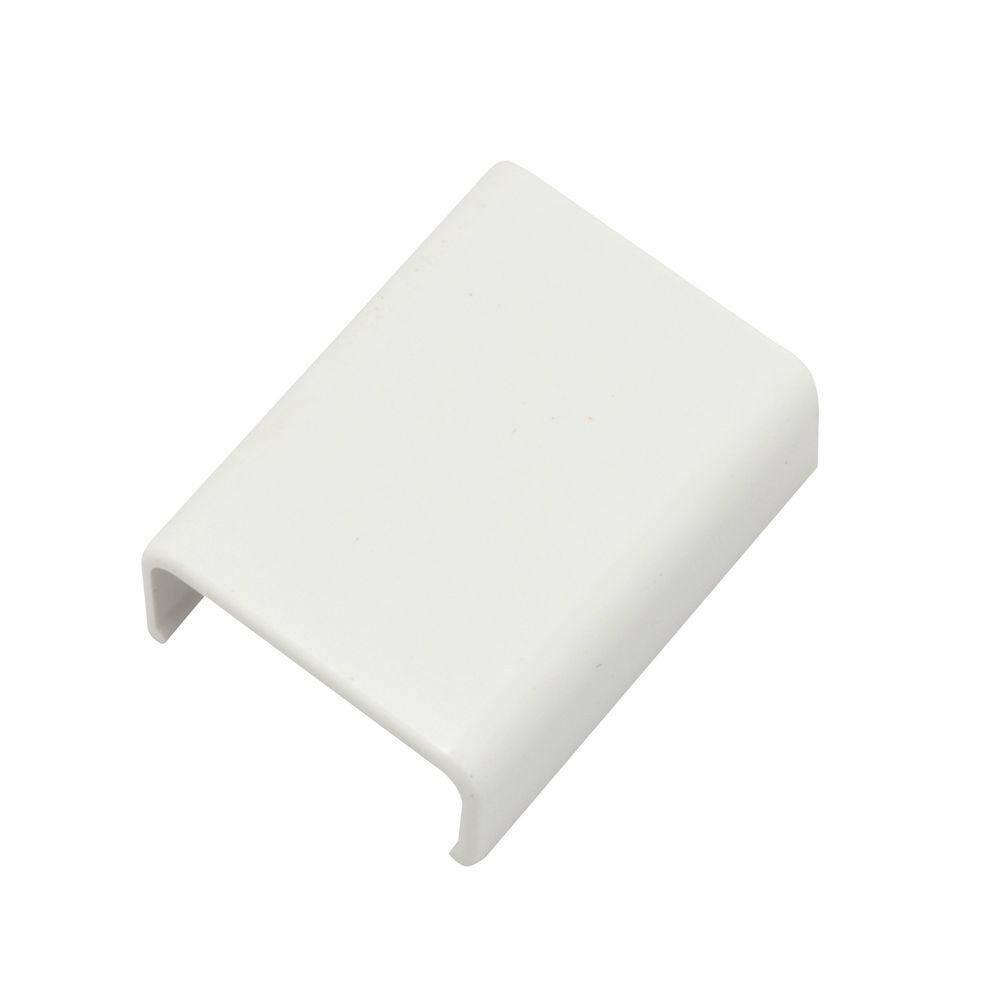 Legrand Wiremold C59 Cordmate II Cord Cover Coupling, Organizer for Wall, Holds Up to 3 Cords or Cables, White (1 Pack)