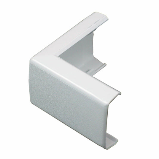 Legrand Wiremold NMW8 Nonmetallic Plastic Raceway for Extending Power, Outside Elbow, White (1 Pack)
