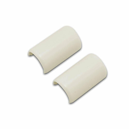 Legrand Wiremold C9 Cordmate Cord Cover Coupling, Organizer for Wall, Holds 1 Cord or Cable, Ivory (2 Pack)