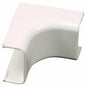 Legrand Wiremold C57 Cordmate II Inside Elbow Cord Cover, Organizer for Wall, Holds Up to 3 Cords or Cables, White (1 Pack)