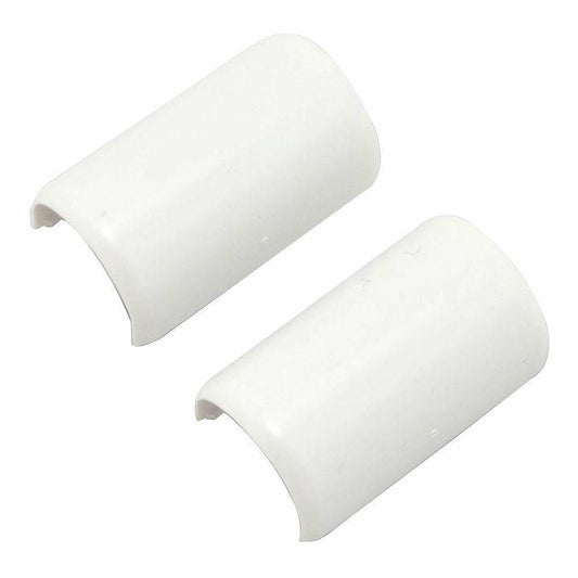 Legrand Wiremold C19 Cordmate Cord Cover Coupling, Organizer for Wall, Holds 1 Cord or Cable, White (2 Pack)