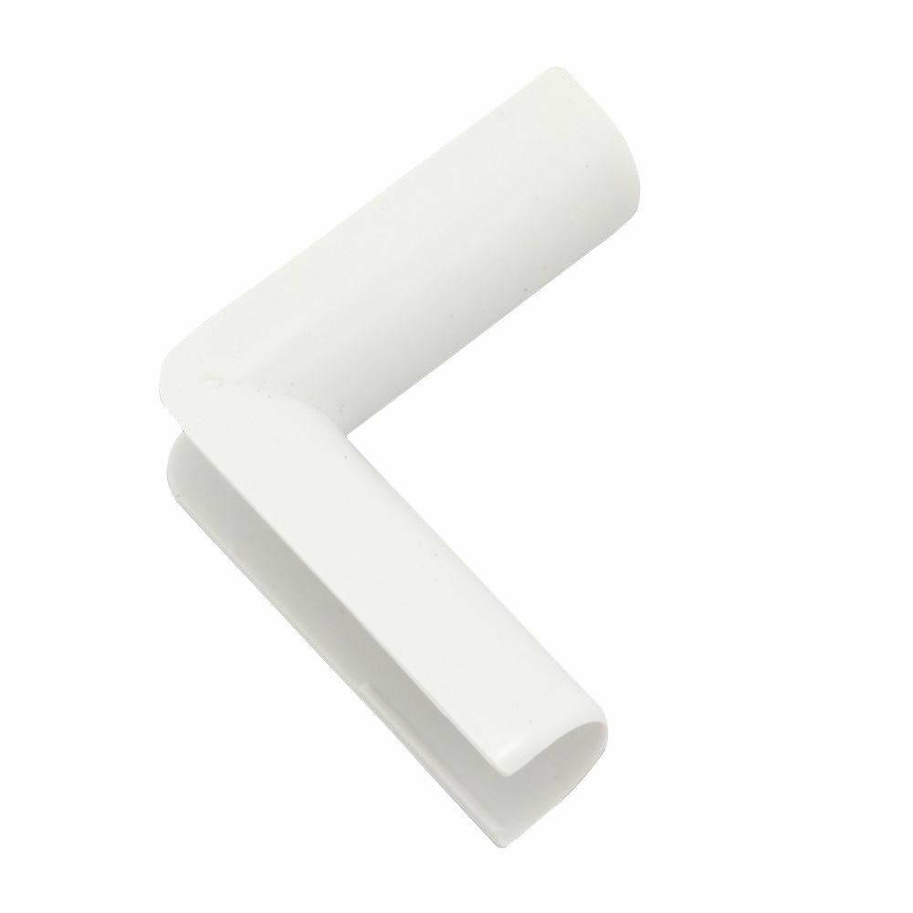Legrand Wiremold C17 Cordmate Inside Elbow Elbow Cord Cover, Organizer for Wall, Holds 1 Cord or Cable, White (1 Pack)