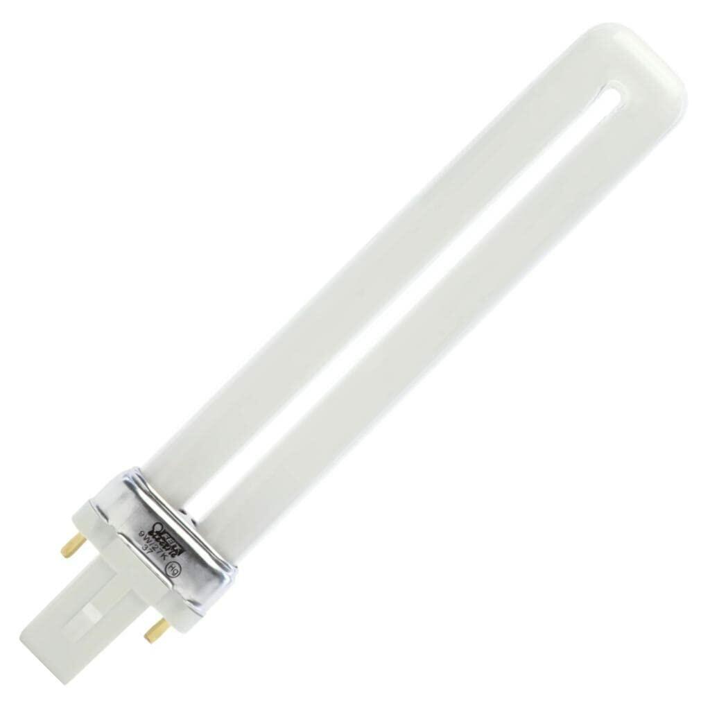 Feit Electric BPPL9 Compact Fluorescent 2 Pin Light Bulbs, No Size, White