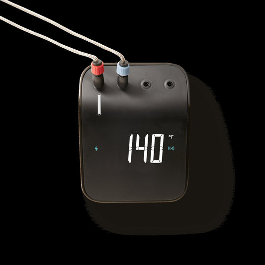 Weber Connect Smart Grilling Hub, WiFi and Bluetooth Enabled Thermometer, LCD Display