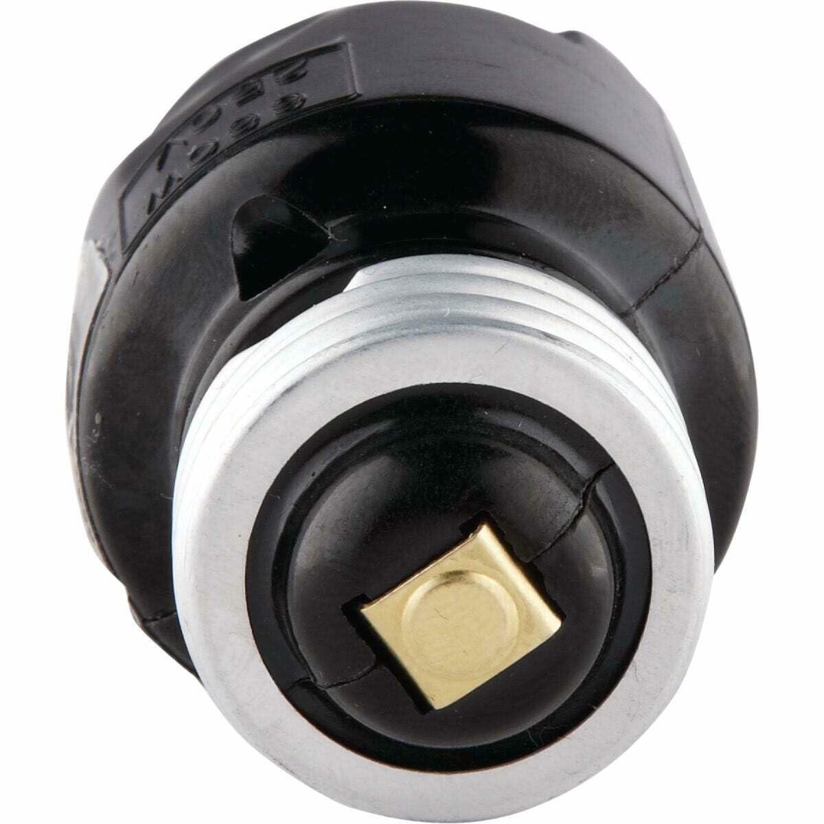 Leviton Medium-Medium Base, One-Piece, Adapters and Extensions, Incandescent, Phenolic Lampholder, 1-3/16 Inch, To Be Used in Phenolic Sockets Only, 2006, Black
