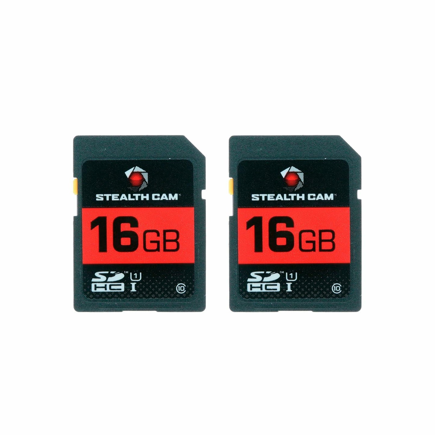 STEALTH CAM SD Card - High-Speed Data Transferring Storage Game Trail Hunting Scouting Photo Video Recording Cameras, 16GB SD Card (2 Pack)
