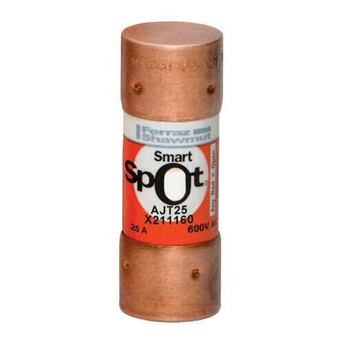 Ferraz Shamwut AJT25, 600V, 25 Amp (25A), Time Delay Class J Fuse，Mersen