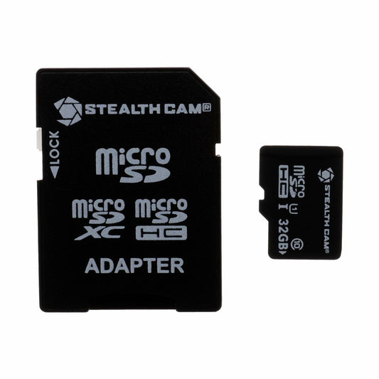 STEALTH CAM SD Card - High-Speed Data Transferring Storage Game Trail Hunting Scouting Photo Video Recording Cameras, SDHC 32GB MicroSD Memory Card
