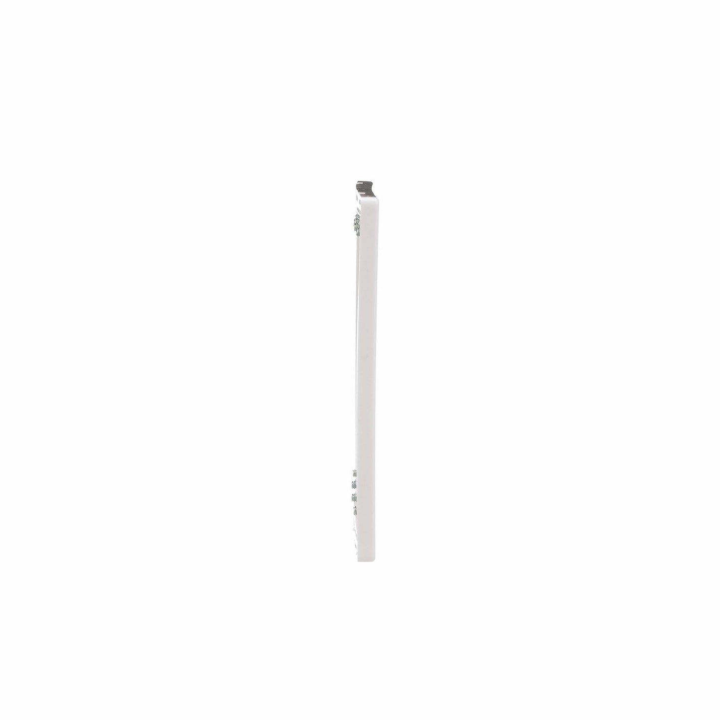 Eaton PJS264W Decorator Screwless Wallplate, 4-Gang, White