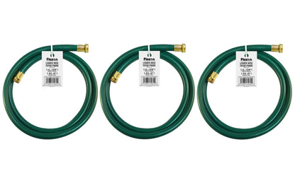 Swan Leader Hose with 5/8" Diameter by 6 Foot - 3 Pack, Male/Female