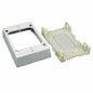 Legrand Wiremold NMW2 Nonmetallic Plastic Raceway for Extending Power, 1 Gang Outlet Box, 1" Deep, White (1 Pack)