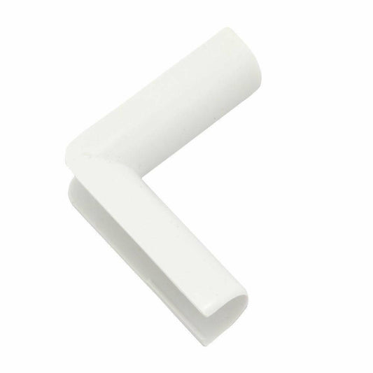 Legrand Wiremold C17 Cordmate Inside Elbow Elbow Cord Cover, Organizer for Wall, Holds 1 Cord or Cable, White (1 Pack)