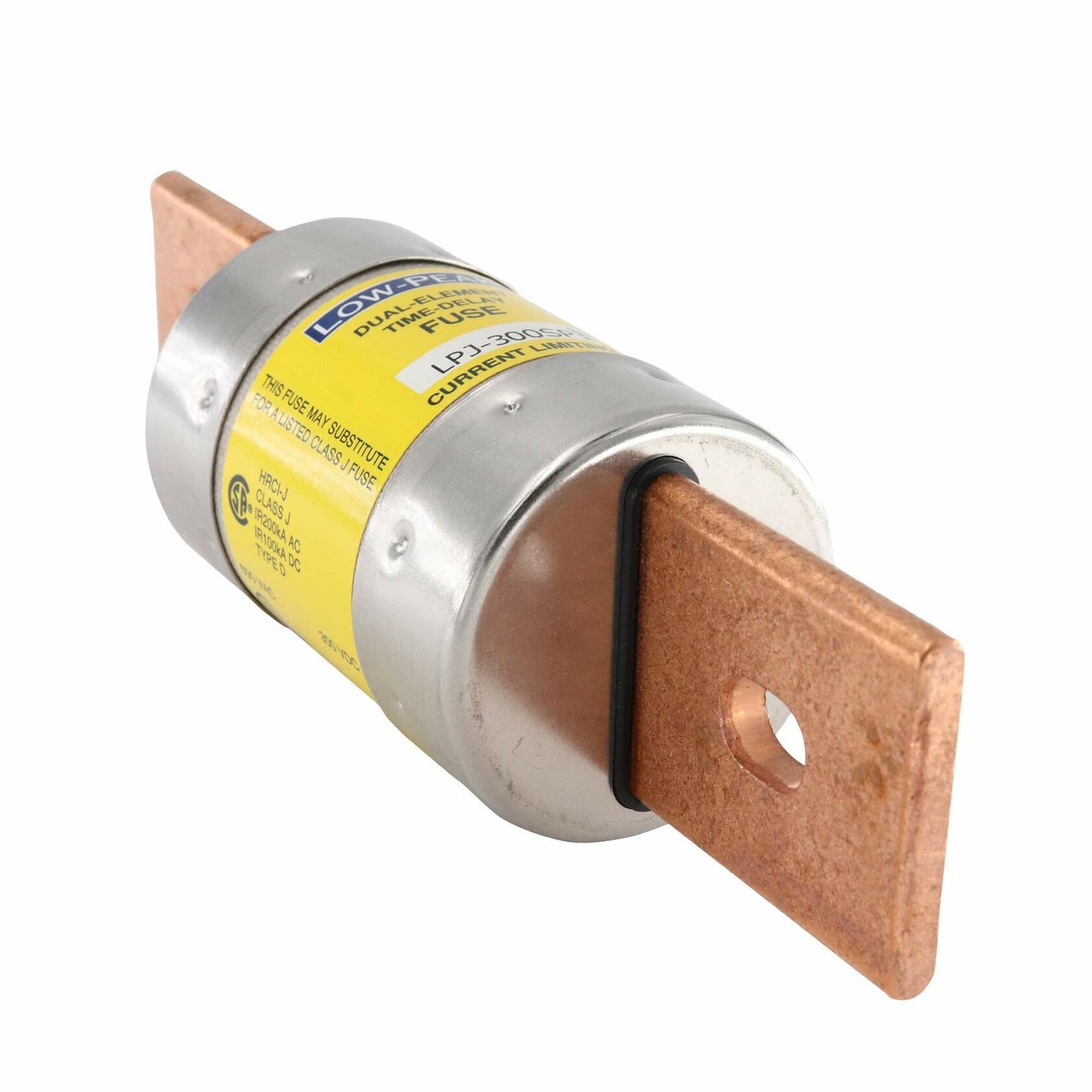 Cooper Bussman Fuse LPJ-300SP Bussmann 300 Amp Fuse Class J 200k Ir Low-peak, Current Limiting, Dual Element Time-delay LPJ-300SP