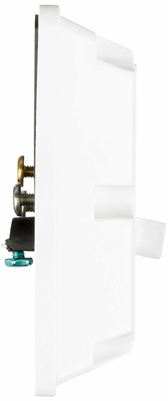 Leviton 21254-HW 20 Amp, 125 Volt, Industrial Series Extra Heavy Duty Hospital Grade, 4-in-1 Receptacle, Straight Blade, Grounding, White