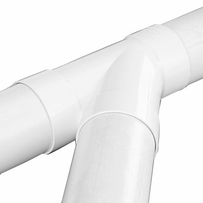 NDS 3P08 3-Inch PVC 45 Degree Wye Hub x Hub, White