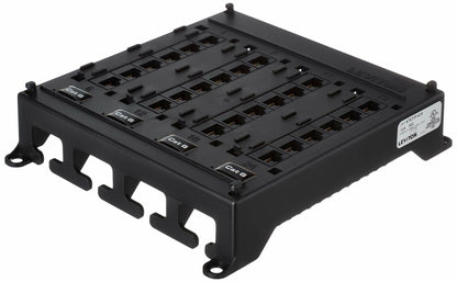 Leviton Twist and Mount Patch Panel, CAT 6 24 Port, 476TM-624, Black