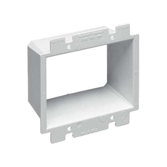 Arlington BE2-1 ELECTRICAL Outlet Box Extender 2-Gang