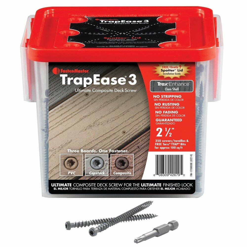 FASTENMASTER Trapez Scrw2.5 Rwd 350pc