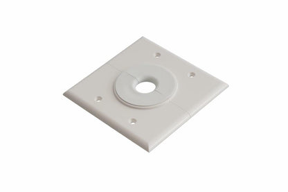 Arlington CESP2 Two Gang Split Wall Plate - Single