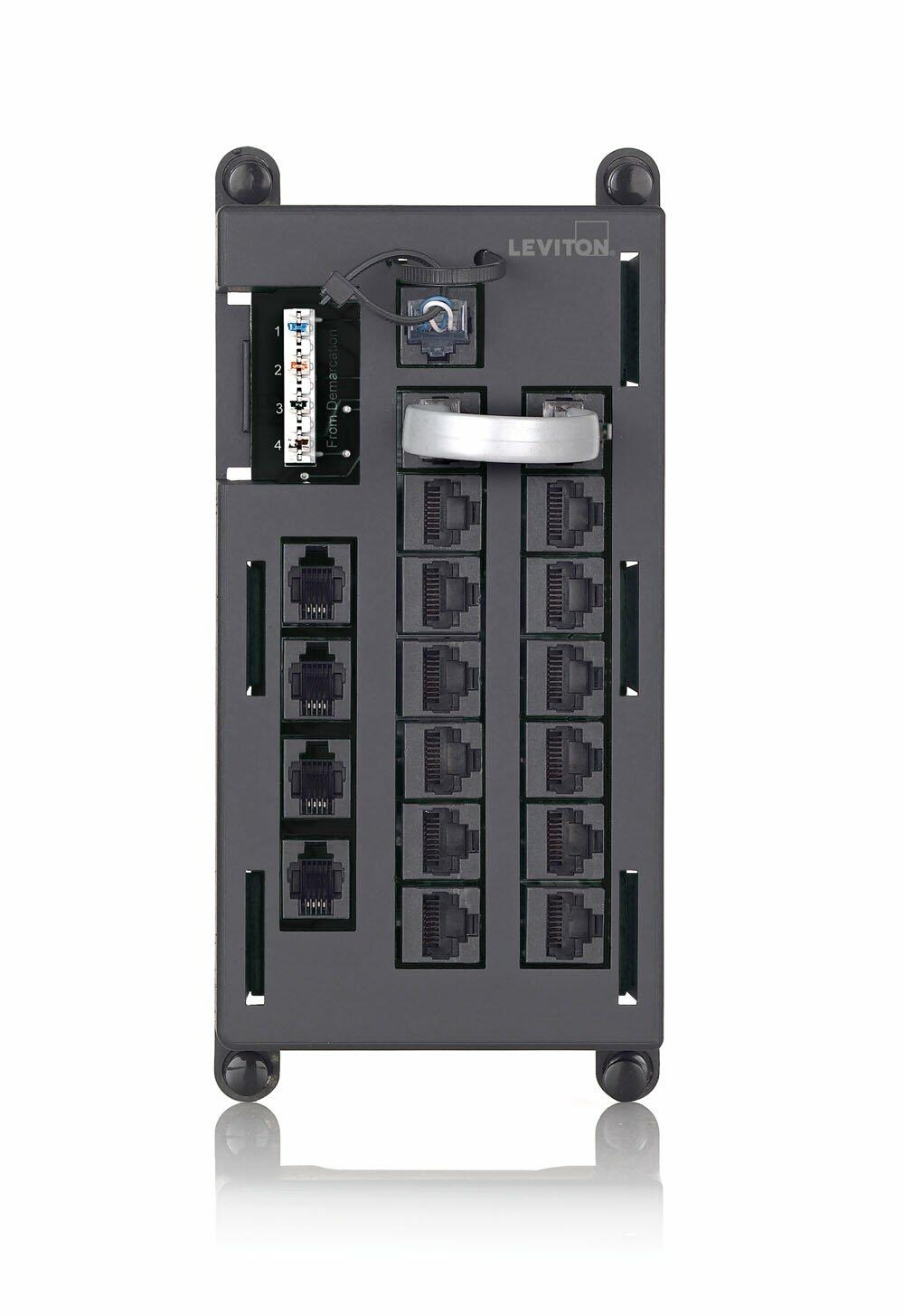 Leviton EB 1/4 Telephone Input Distribution Panel SMC, 476TL-T12