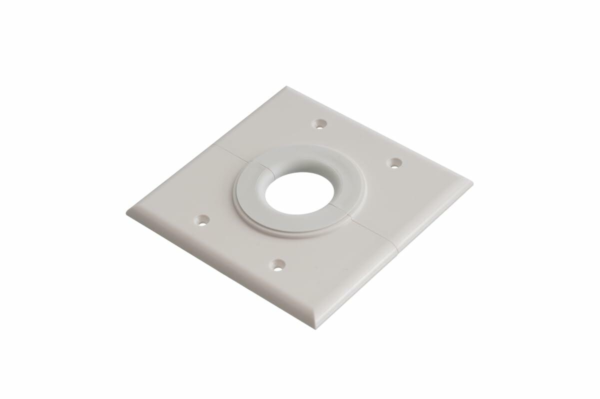 Arlington CESP2 Two Gang Split Wall Plate - Single
