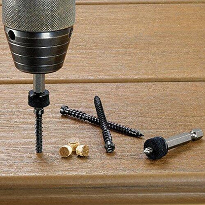 FastenMaster Cortex 2-1/2" Fastening System for Trex Decking - 100 Linear Feet - Trex Select Woodland Brown
