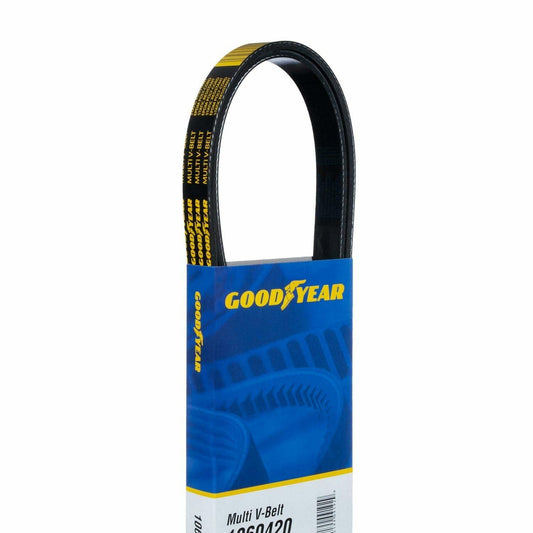 Goodyear Belts 1060772 Serpentine Belt, 6-Rib, 77.2" Length for 1982-2020 for 2009-2010 Blue Bird & 2013-2015 Cadillac & 2014-2015 Chevrolet & 2