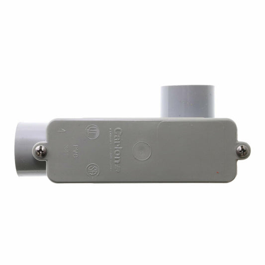 Carlon E985F Rigid Non-Metallic PVC Type-LR Conduit Access Body, 1-Inch