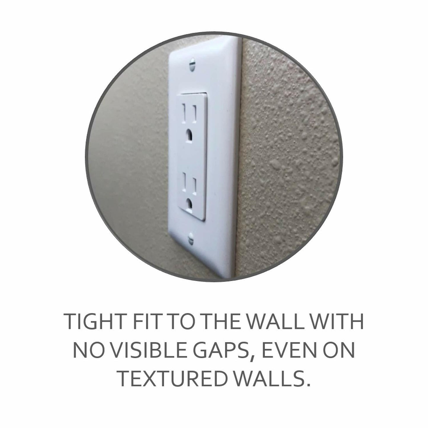 Legrand Pass & Seymour TP263BK Trademaster Mid-Size Unbreakable Nylon Wall Plate, 3 Gang, Three Decorator Rocker GFCI Cover, Black (1 Count)